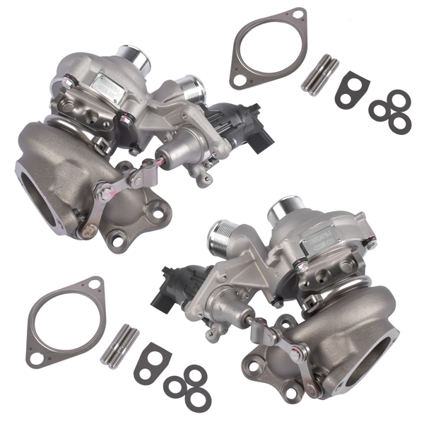 涡轮增压器套装 Twin Turbo Turbocharger K03 Replacement for Ford F-150 Expedition Navigator 3.5L 2018-2023-6