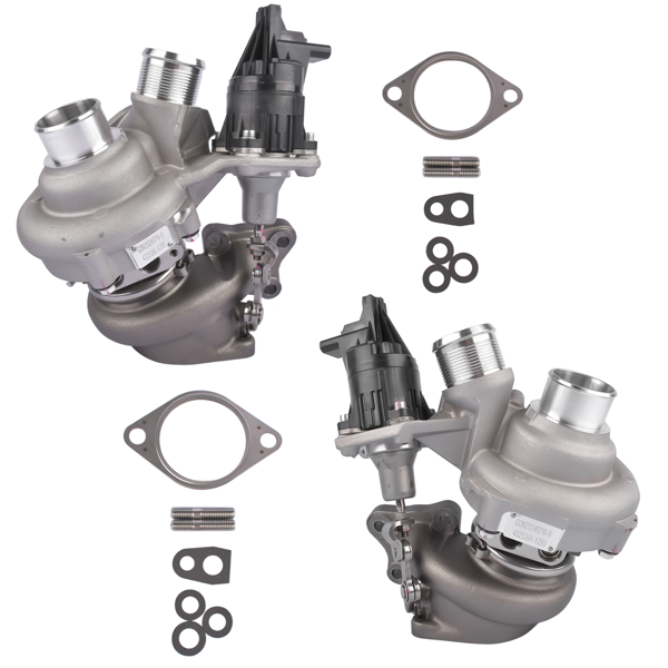 涡轮增压器套装 Twin Turbo Turbocharger K03 Replacement for Ford F-150 Expedition Navigator 3.5L 2018-2023-2
