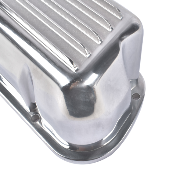 气门室盖 Set of 2 Tall Valve Covers Ball‑Milled Polished Replacement for Ford SBF 260‑351W Engines-9
