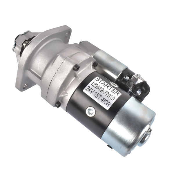 起动机 Starter Replacement for Yanmar Engine 4TNV84T 4TNV84T-DFM 129612-77011 24V 15 Teeth 4KW-9