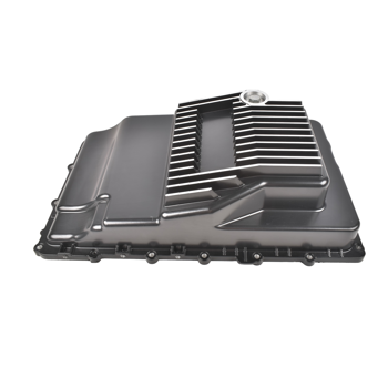 油底壳 Transmission Oil Pan Replacement for Ford Lincoln 2018-2024 Brushed Aluminum Deep 10R80