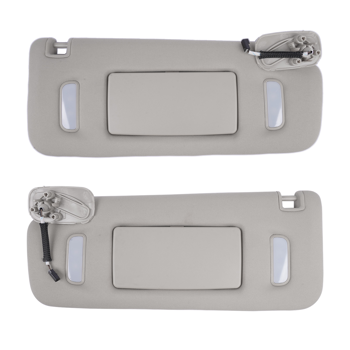 遮阳板 2Pcs Front Left and Right Sun Visors Sunshade for Cadillac Escalade Chevrolet Silverado GMC Yukon XL 1500 2007-2014
