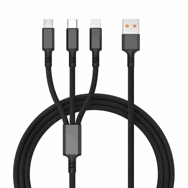 Type-C/Micro USB 3合1手机充电线-1
