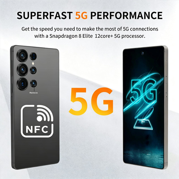 C25 Ultra 解锁版手机，支持NFC，12+512GB存储，8000mAh电池，6.9英寸高清屏幕，搭载Android 15系统，支持5G / 内置触控笔 / 双卡双待 / 指纹解锁 / 面部识别-5