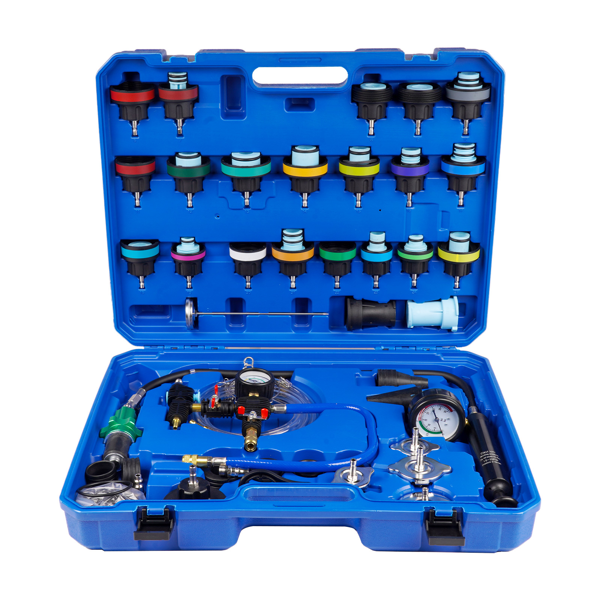 水箱测漏仪检测仪 Set of 42 Cooling System Water Tank Leakage Detection Coolant Vacuum Refill Kit-4