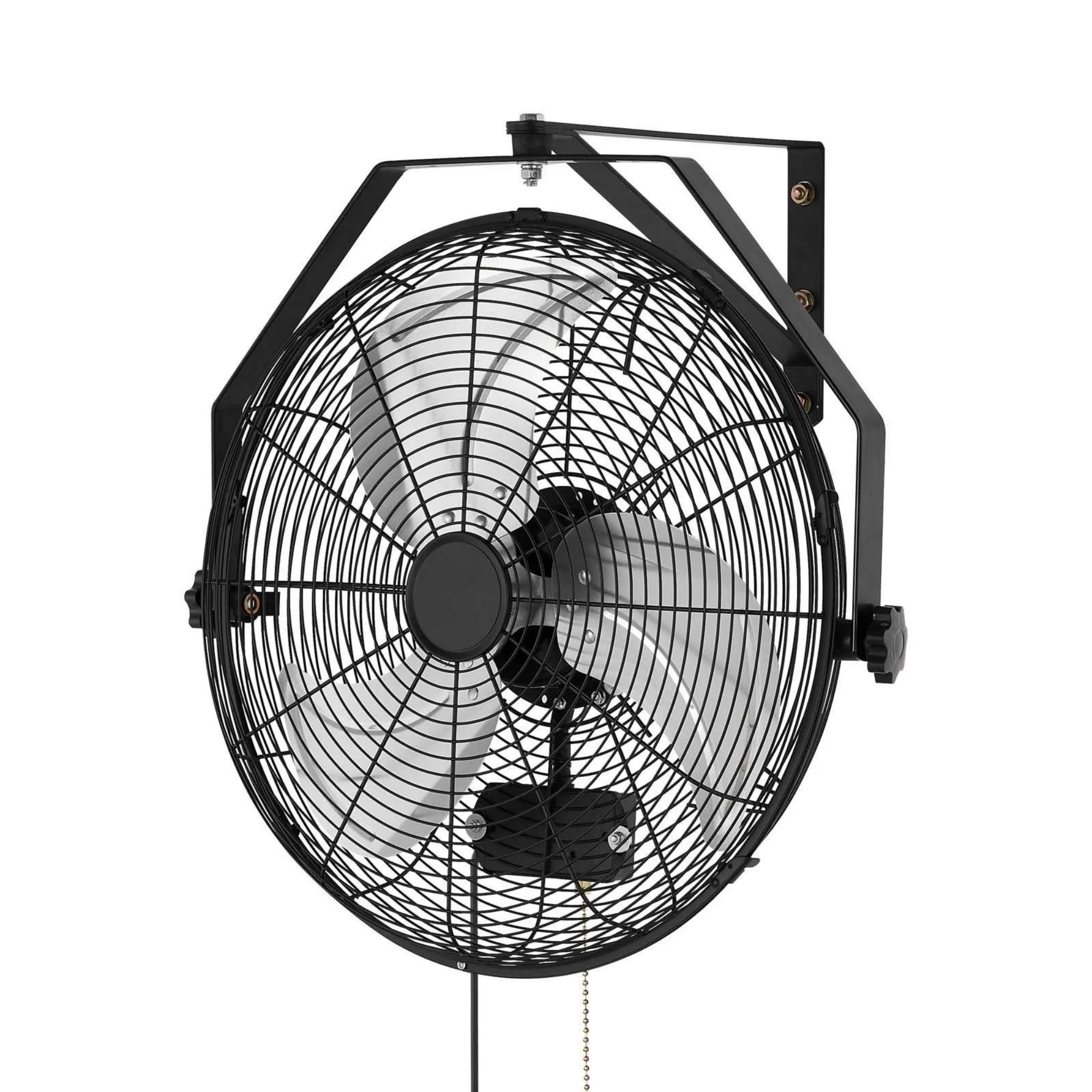 18″ Wall Mount Fan, 3-Speed with Adjustable Rotation, Long Airflow Reach, for Industrial & Commercial Use