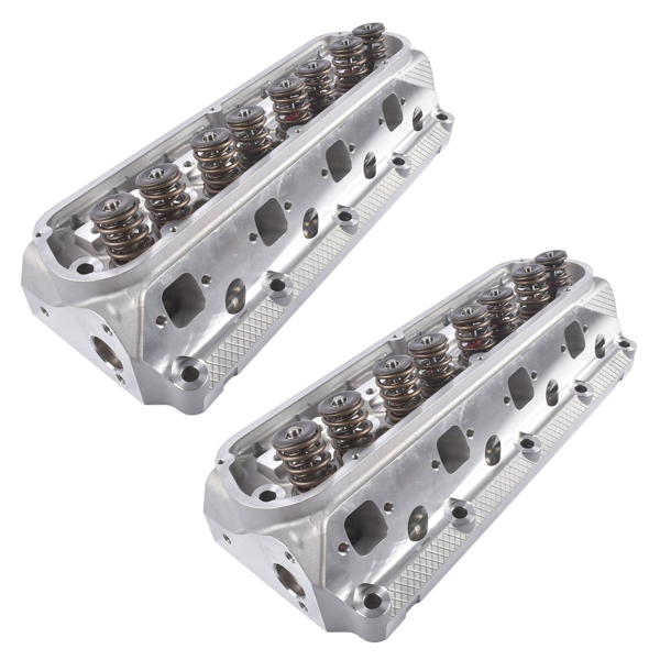 缸盖总成 2x Assembled Cast Aluminum Cylinder Heads Replacement for Ford 3-Angle Seat 175-185cc 64cc-2