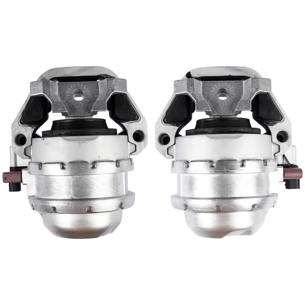 发动机支架 2x Engine Mount with Sensor Replacement for 13-18 Audi S6 S7 RS7 4.0L V8 AWD Left + Right-2
