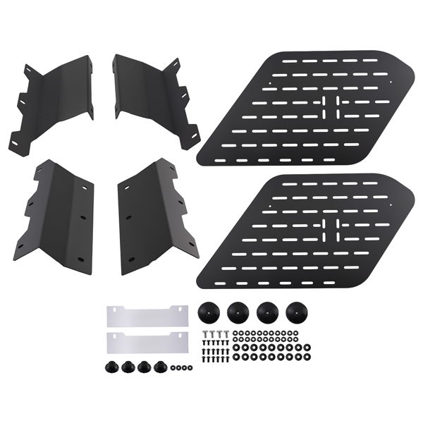 Left Right MOLLE Rack Panel fit for Toyota 4Runner 2010-2024 Steel Black Pair-1