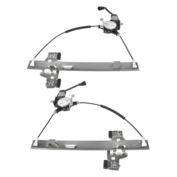 玻璃升降器 2Pcs Rear Left and Right Window Regulator with 2Pin Motor Fit for Hummer H2 Pickup Sport Utility 2003-2009-3