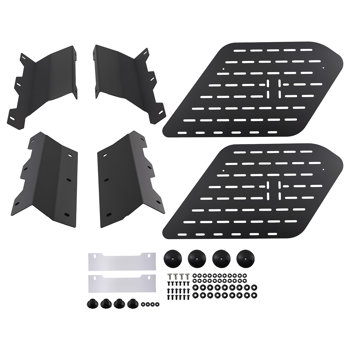 Left Right MOLLE Rack Panel fit for Toyota 4Runner 2010-2024 Steel Black Pair
