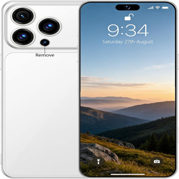 A17 Pro Max 5G Android 15 智能手机，6.8英寸 FHD+ 显示屏，8GB 内存 + 256GB 存储，7200万像素前置摄像头和1.08亿像素后置摄像头，8000mAh 电池，全球版