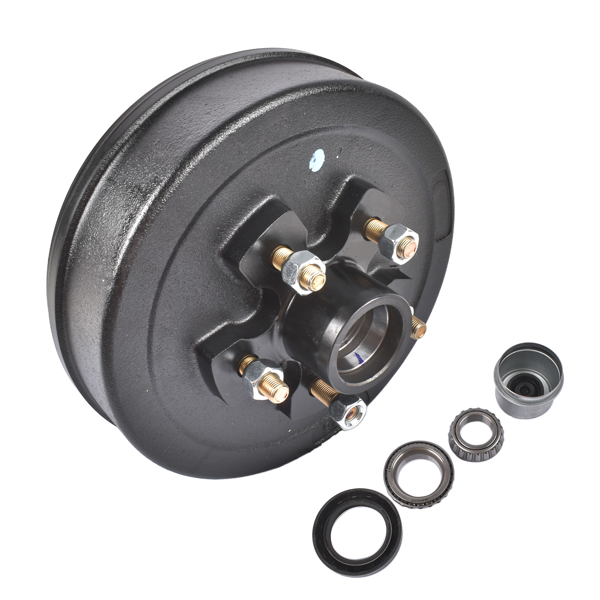A3 车桥配件 5 on 4.5" Trailer Brake Hub Drum Kits 10x2-1/4" for 3500 lbs Axle Hub-Drum Only-3