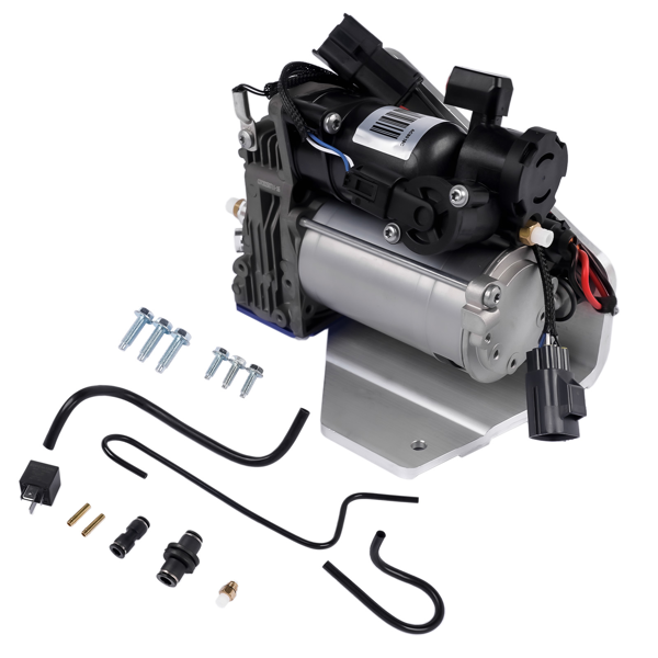 空气悬挂气泵 Air Compressor Pump w/Relay Replacement for Land Range Rover Sport LR3 LR4 LR011837 LR015303-3
