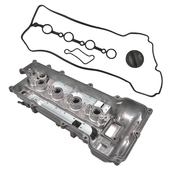 气门室盖 Aluminum Engine Valve Cover with Gasket Fits for Kia Rio Optima 2016-2020 Hyundai Elantra Black 1Pc-6