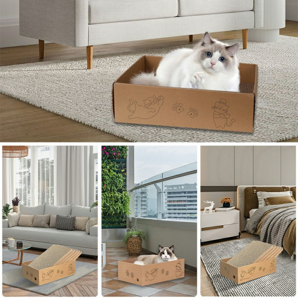 5片装猫抓板双面可用猫纸板-14