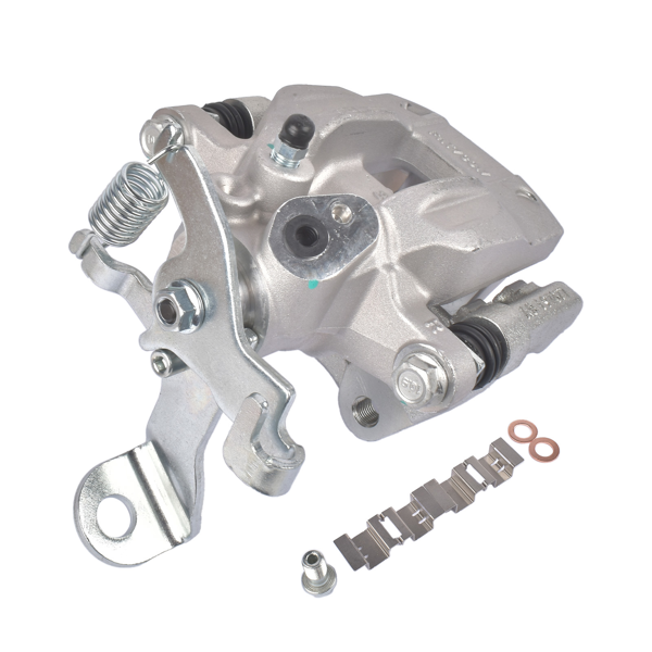 刹车钳 Rear Right Brake Caliper with Bracket and Piston Fits for Nissan Sentra Sedan 2.0L L4 2020-2024 Silver 1Pc-7