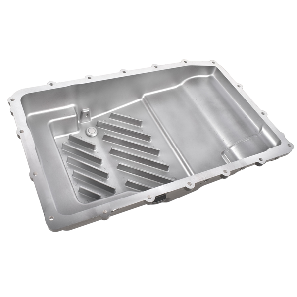 油底壳 Transmission Oil Pan Replacement for Ford Lincoln 2018-2024 Brushed Aluminum Deep 10R80-8