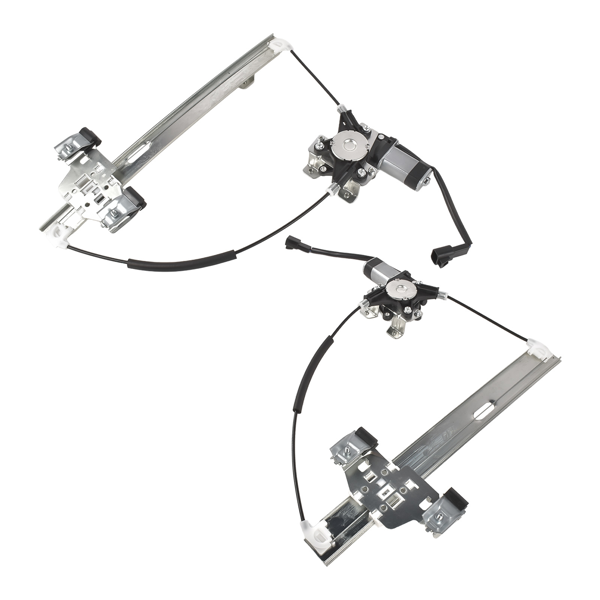 玻璃升降器 2Pcs Rear Left and Right Window Regulator with 2Pin Motor Fit for Hummer H2 Pickup Sport Utility 2003-2009-2