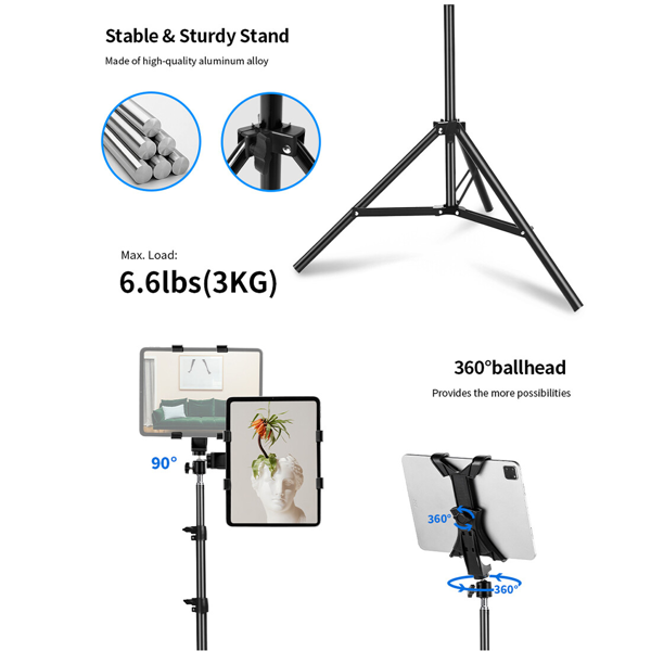 UK2米背景架支架摄影灯架拍照背景布摄影架背景龙门架三脚架-5