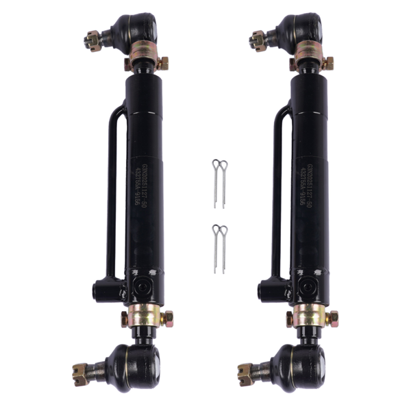液压缸 2* Power Steering Cylinder 16-1/4" Replacement for Case 480LL 480SE 580 B 580 E 580 Super E-5