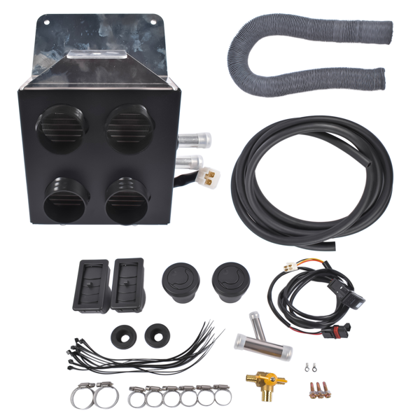 暖风加热除霜套件 Cab Heater Replacement for Polaris General 1000 2018-2022 + Defrost Vents SSHK115-00-5