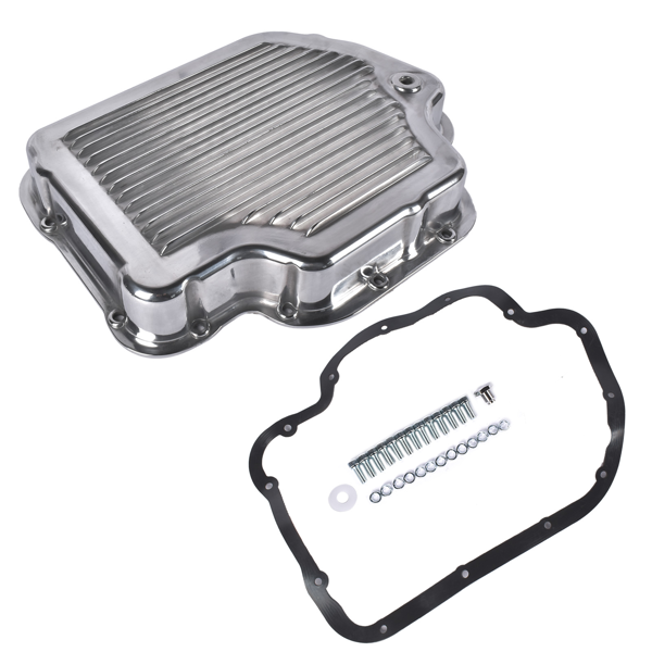 变速箱油底壳 2-1/4" Deepth Transmission Oil Pan Fits for GM Chevy TH400 Turbo 400 Transmissions-4