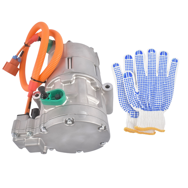汽车空调压缩机 125W Belt Driven A/C Compressor Fits for Tesla Model S Model X 2016-2020-2