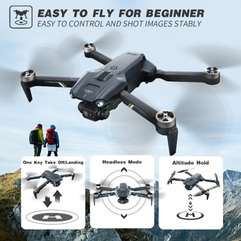 新款V28 RC无人机，配备4K高清双摄像头、WiFi FPV、3D翻转功能的四轴飞行器，美国发货，物流由UPS/USPS/GOFO/UNI/FEDEX随机配送