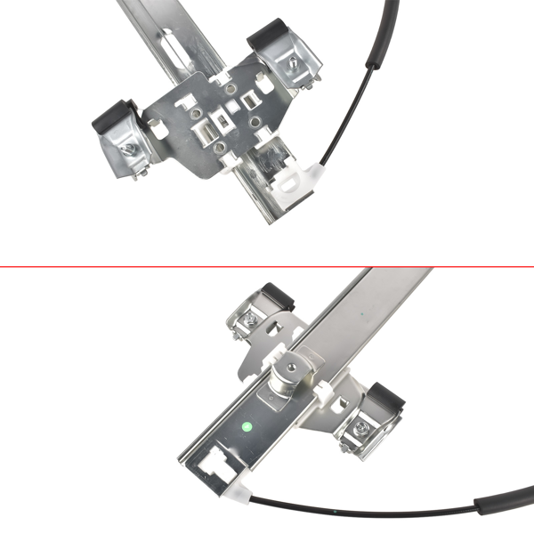 玻璃升降器 2Pcs Rear Left and Right Window Regulator with 2Pin Motor Fit for Hummer H2 Pickup Sport Utility 2003-2009-7
