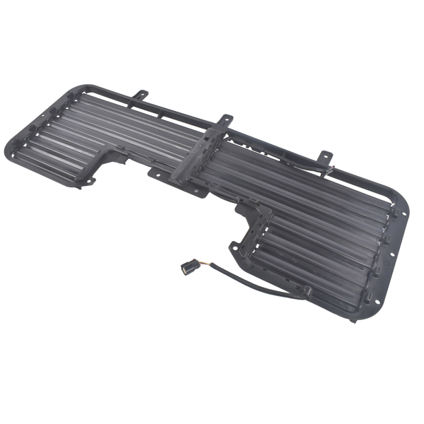 散热器百叶窗 Front Upper Radiator Shutter Assembly with Motor Fit for Chevrolet Silverado 1500 GMC Sierra 1500 2017-2018 Black 1Pc-5