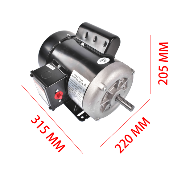 交流电机 3/4 HP Electric Motor 1725RPM AC115/230V 56 Frame 1-Phase 5/8" Key Shaft-2