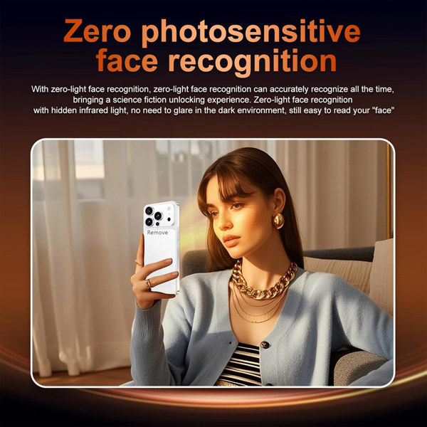 A17 Pro Max 5G Android 15 智能手机，6.8英寸 FHD+ 显示屏，8GB 内存 + 256GB 存储，7200万像素前置摄像头和1.08亿像素后置摄像头，8000mAh 电池，全球版-5