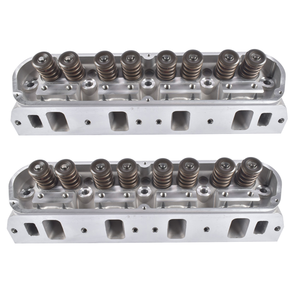 缸盖总成 2x Assembled Cast Aluminum Cylinder Heads Replacement for Ford 3-Angle Seat 175-185cc 64cc-5