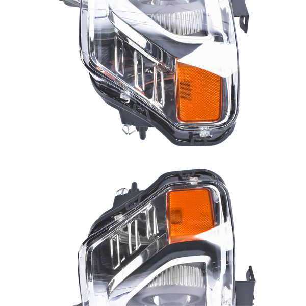 汽车大灯 Pair Left & Right HID/Xenon Chrome Headlight Replacement for 2013-2014 Ford F150 FO2518120-5