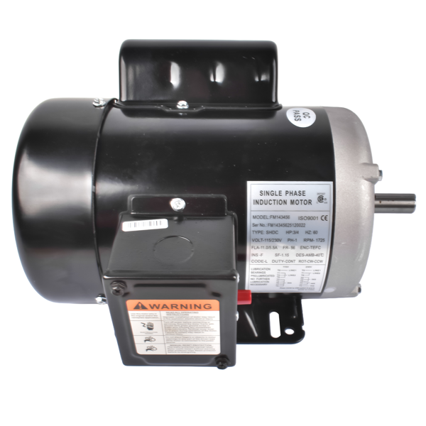 交流电机 3/4 HP Electric Motor 1725RPM AC115/230V 56 Frame 1-Phase 5/8" Key Shaft-6