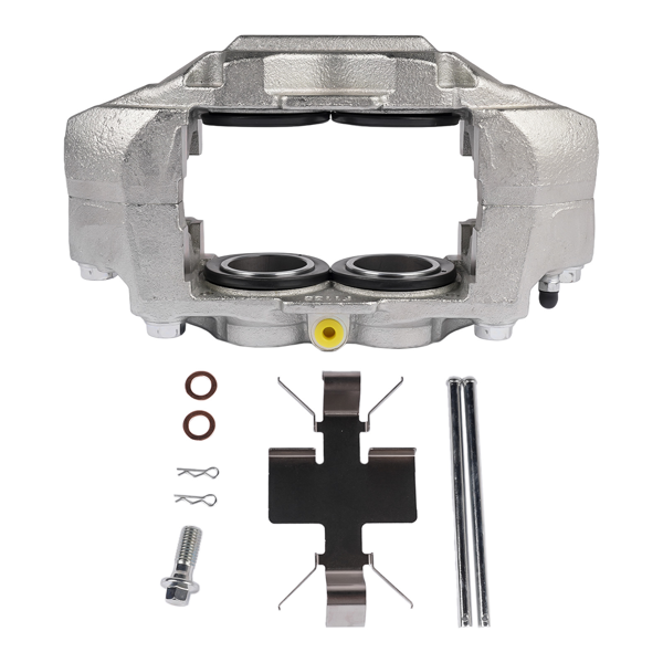 刹车钳 Front Left Brake Caliper Fits for Cadillac Escalade Chevrolet Silverado 1500 GMC Sierra 1500 2019-2024 Silver 1Pc-6