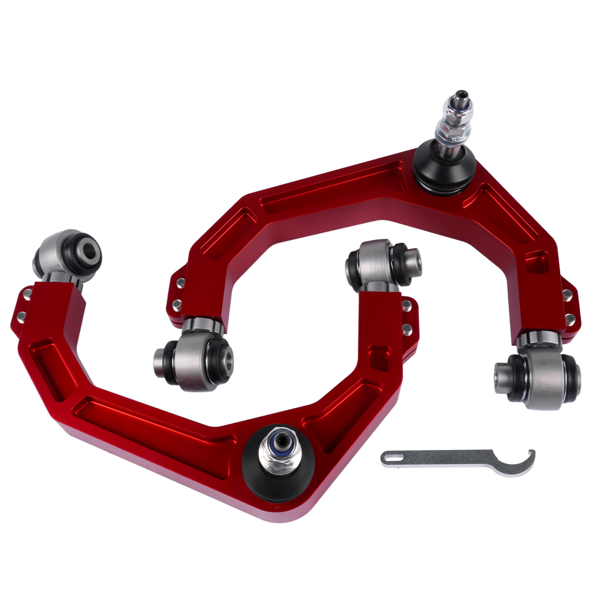 控制臂 2PCS Billet Aluminum Upper Control Arm Replacement for Ford F-150 4X4 2WD 2004-2022-1