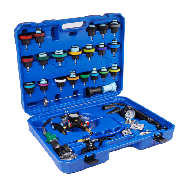 水箱测漏仪检测仪 Set of 42 Cooling System Water Tank Leakage Detection Coolant Vacuum Refill Kit-1