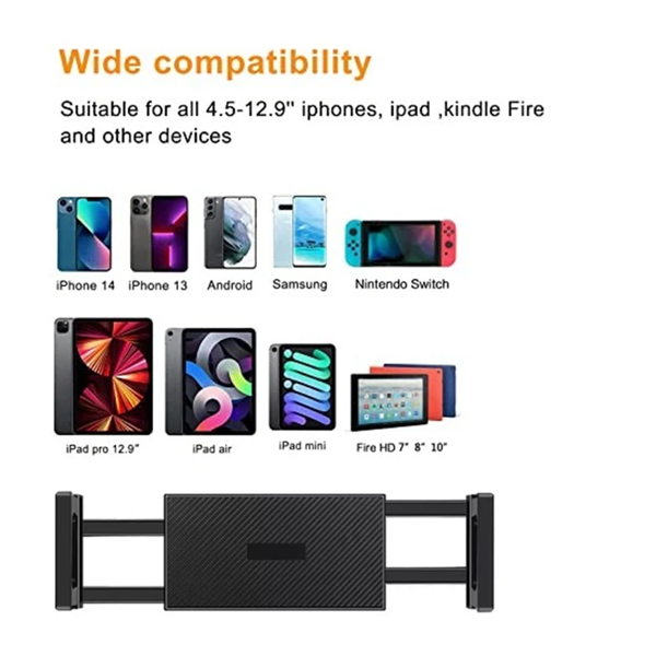 UK360° 通用可调节落地支架高度175CM 适用于 iPad/平板电脑/手机 4~12.9 英寸-5