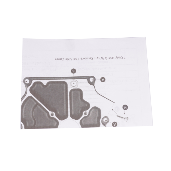 发动机侧盖 Black Dual Bearing Side Cover Replacement for GX200/Clone 196 Predator Hemi, Ghost 212 224-10