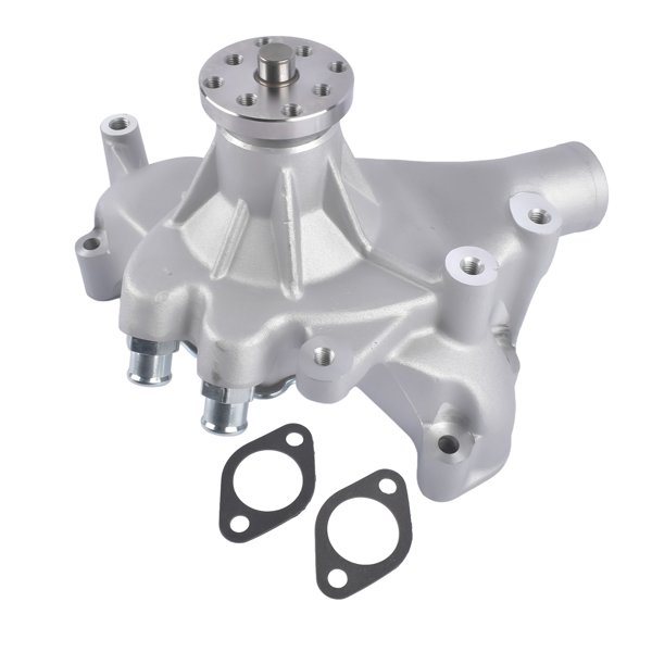 水泵 High Flow Satin Finish Long Water Pump Fits for Chevy BBC 402 502 V8 Engines Silver 1Pc-3
