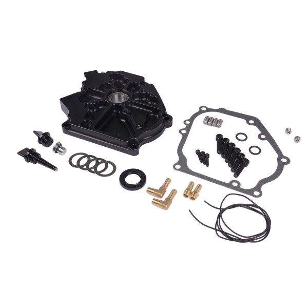 发动机侧盖 Black Dual Bearing Side Cover Replacement for GX200/Clone 196 Predator Hemi, Ghost 212 224-4