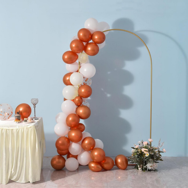 2M Wedding Arch Door Backdrop Stand Flower Display Frame Backdrop Metal Rack-3