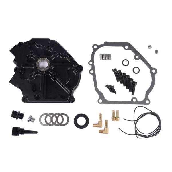 发动机侧盖 Black Dual Bearing Side Cover Replacement for GX200/Clone 196 Predator Hemi, Ghost 212 224-3