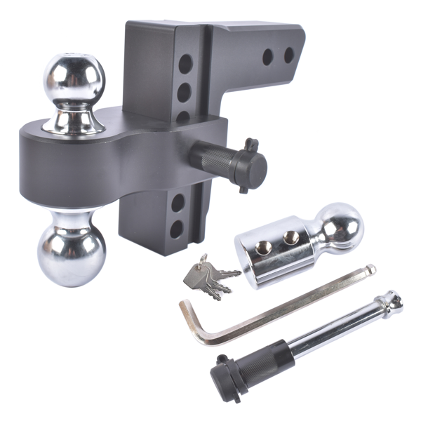 拖车挂接装置 Tri-Ball (1-7/8" x 2" x 2-5/16")with Dual Pin Key Locks and a Wrench Single-Sink-5