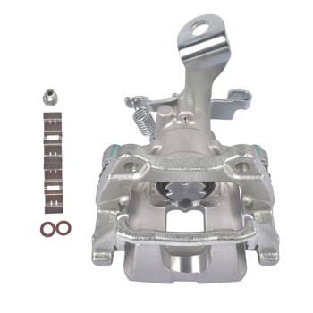 刹车钳 Rear Right Brake Caliper with Bracket and Piston Fits for Nissan Sentra Sedan 2.0L L4 2020-2024 Silver 1Pc