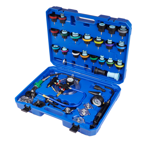 水箱测漏仪检测仪 Set of 42 Cooling System Water Tank Leakage Detection Coolant Vacuum Refill Kit-6
