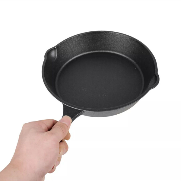DE3件套铸铁锅套装煎锅（16cm+20cm+25cm）-11