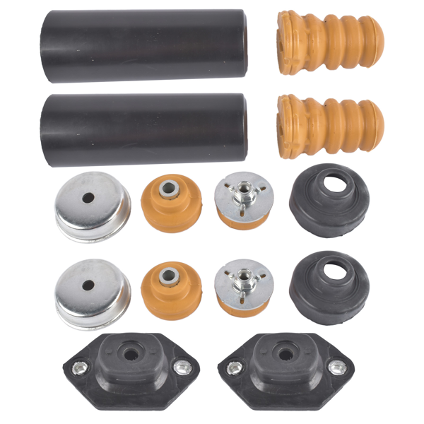 减震顶胶 Rear Shock Mounts Bump Stops Dust Boots Kit Replacement for BMW 128i 328i 335i 33506771737-4